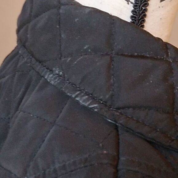 CALVIN KLEIN BLACK QUILTED JACKET SIZE LARGE - Picture 11 of 12